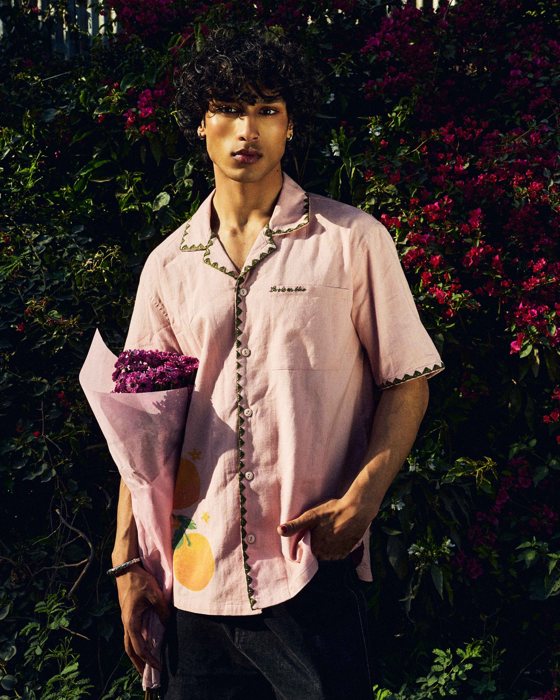 Citrus Blush Resort Shirt