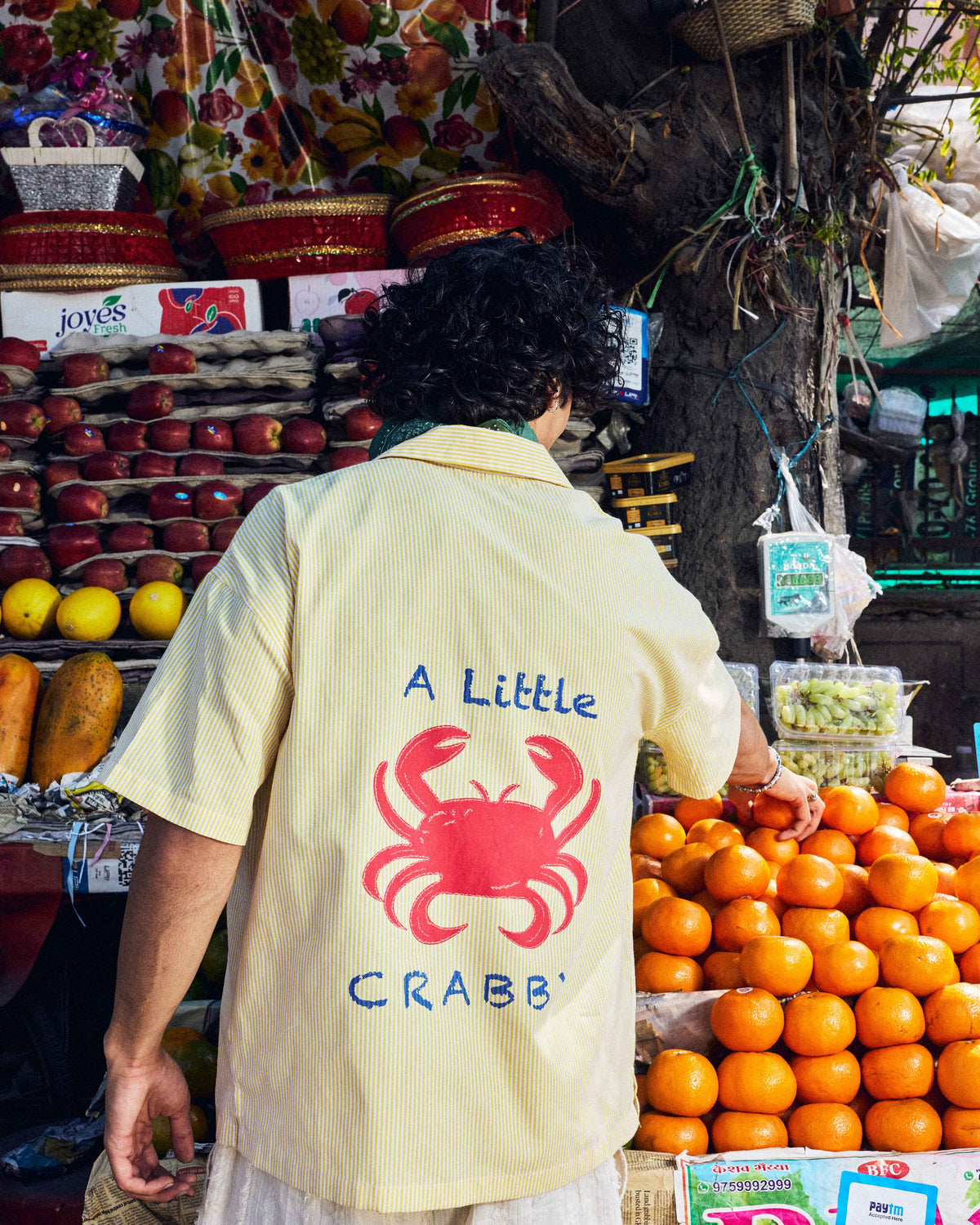 A Little Crabby Striped Resort Shirt
