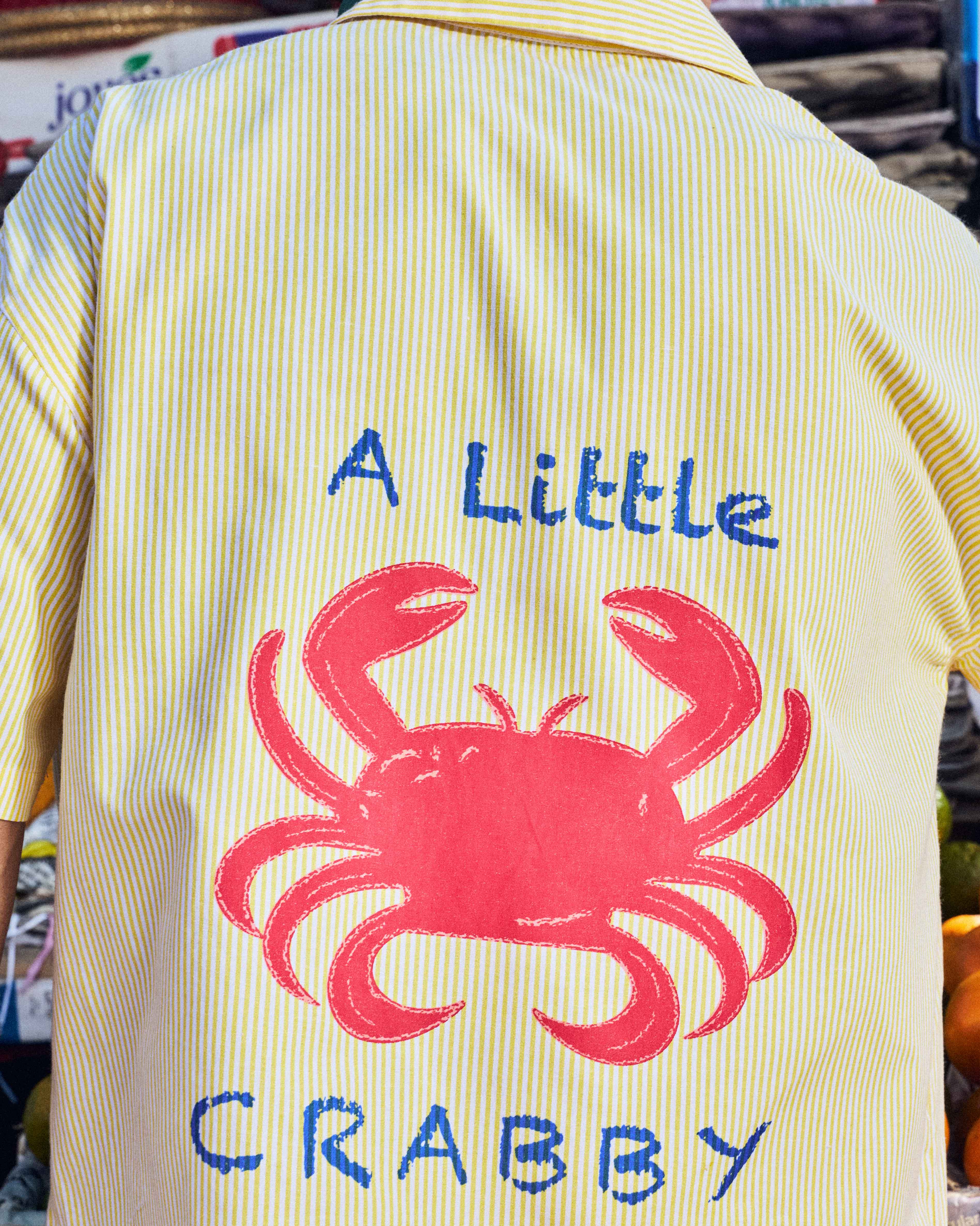 A Little Crabby Striped Resort Shirt