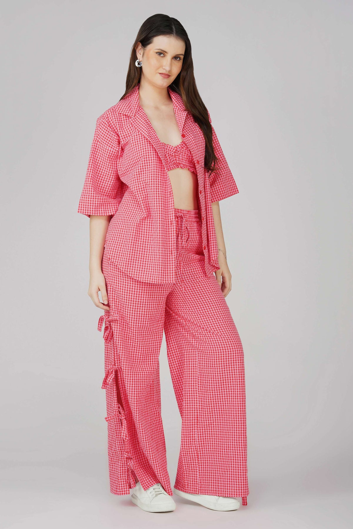 Red Gingham Co-ord Set