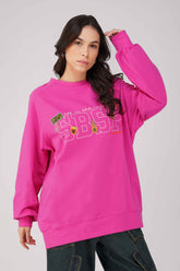 SpongeBob: Off to the Races Oversized T-shirt-Pink