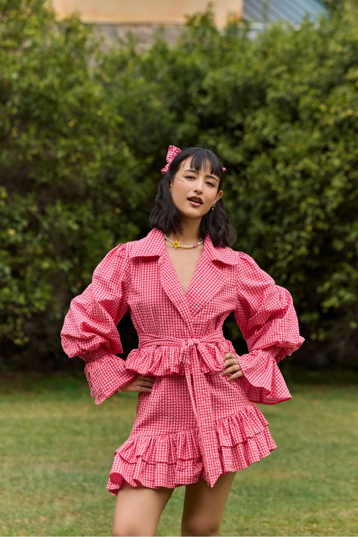 Red Gingham Dress