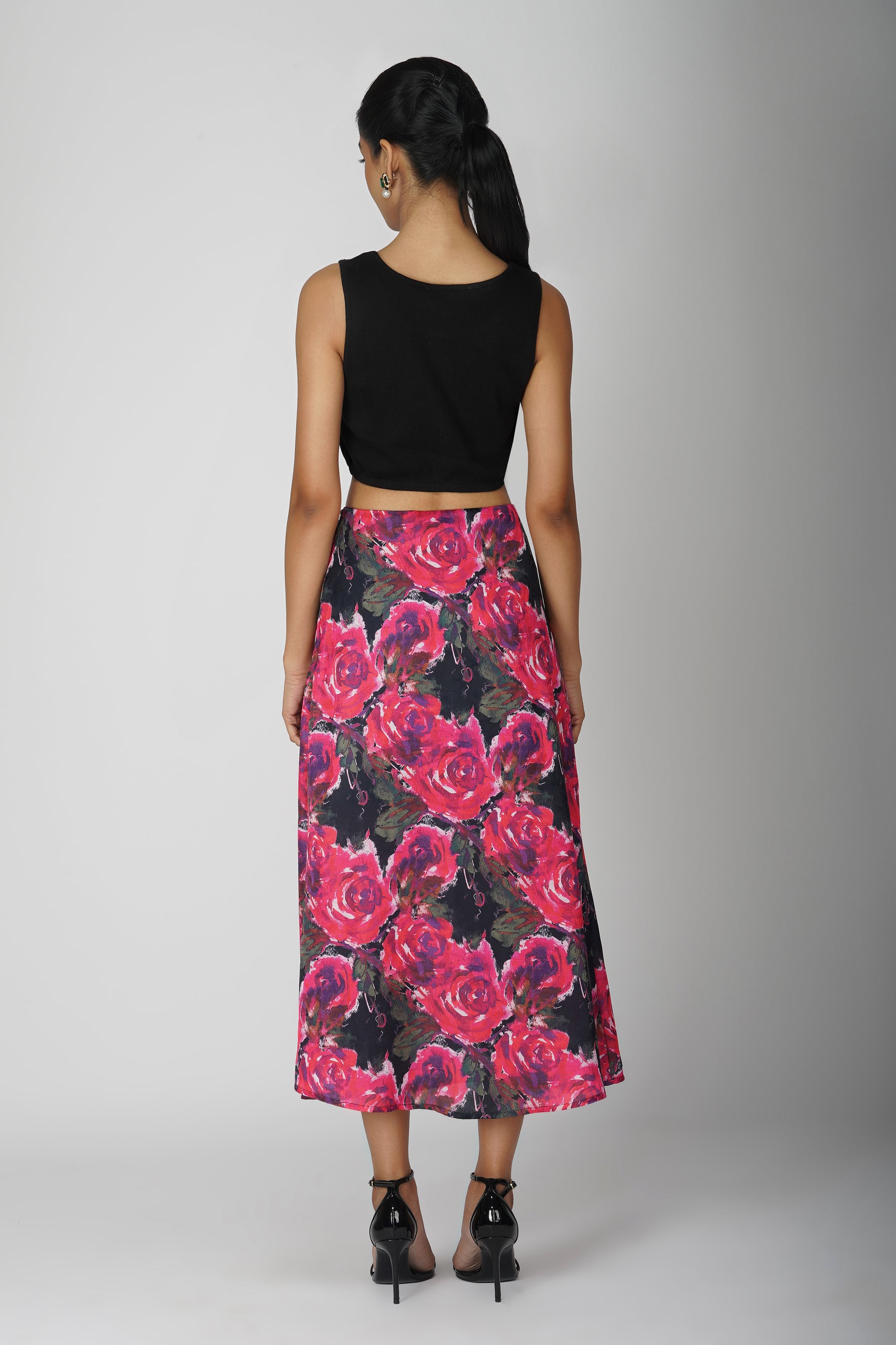 Emily in Paris: Floral Printed Midi Skirt