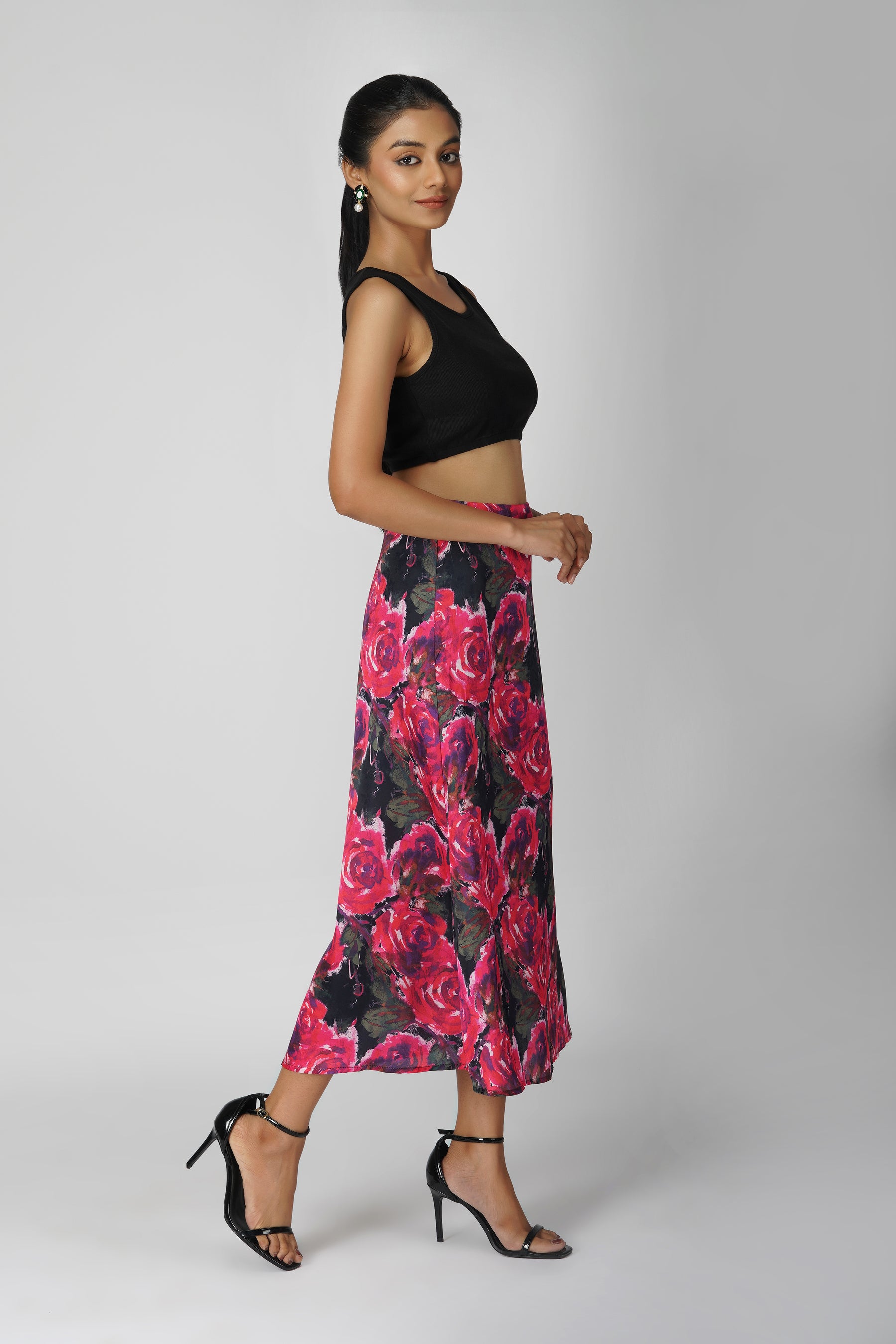 Emily in Paris: Floral Printed Midi Skirt