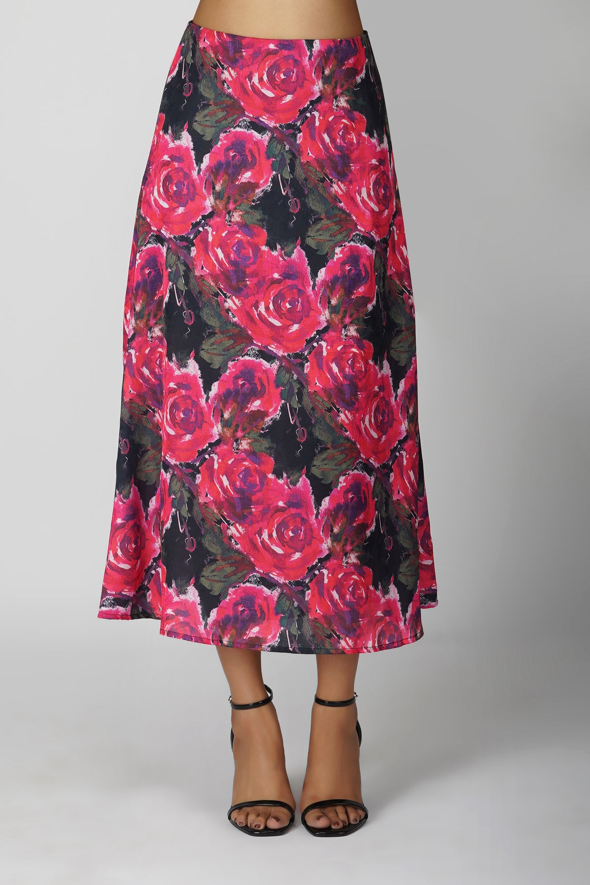 Emily in Paris: Floral Printed Midi Skirt