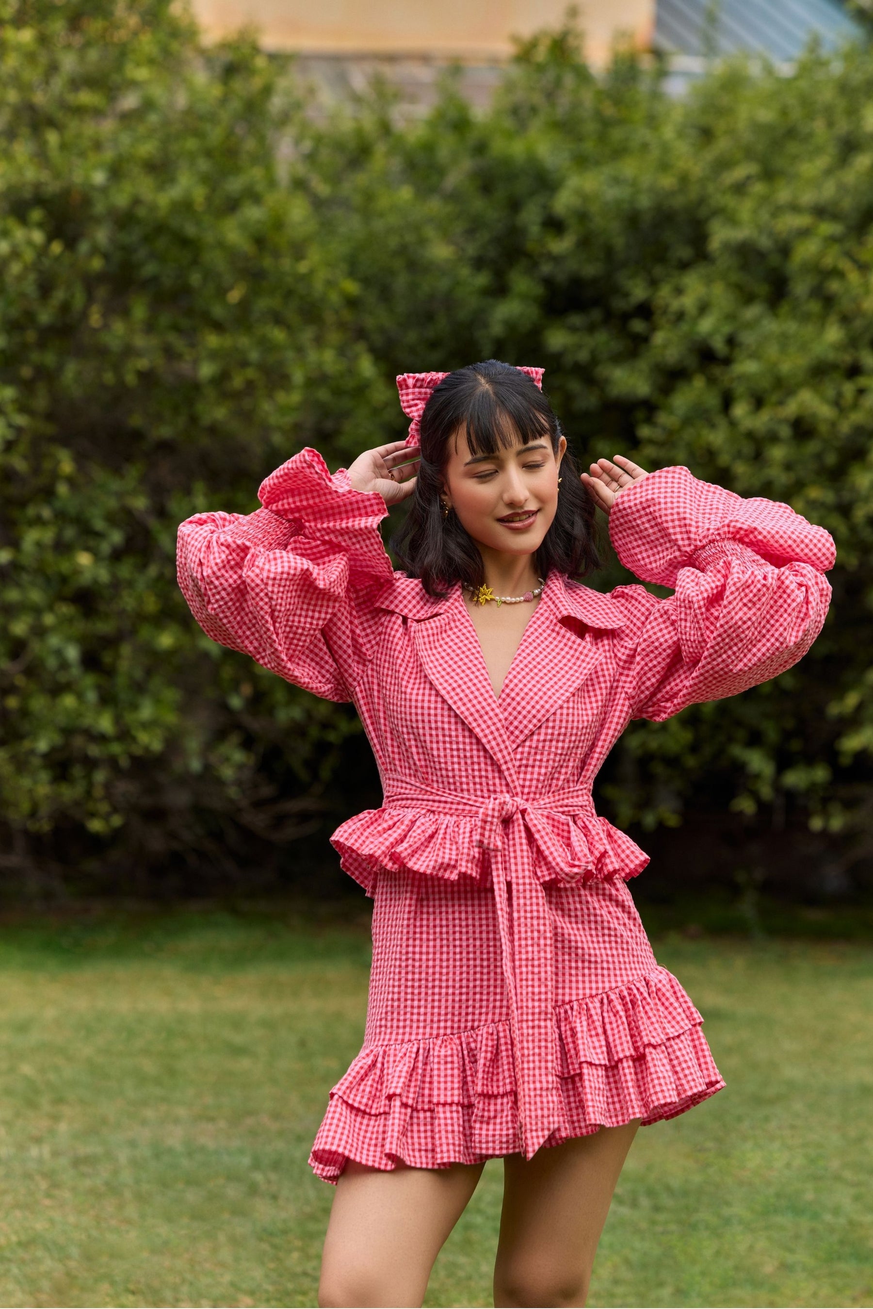 Red Gingham Dress