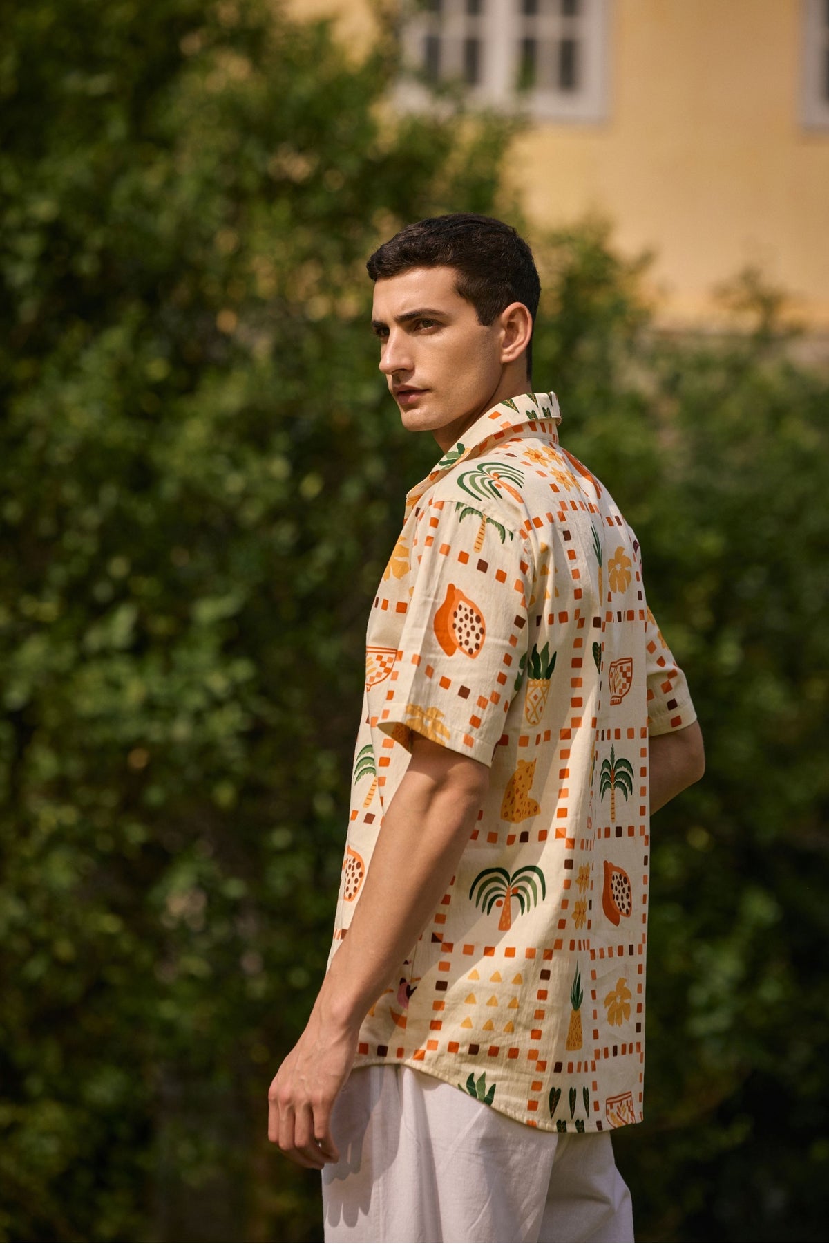 Botanical Print Shirt