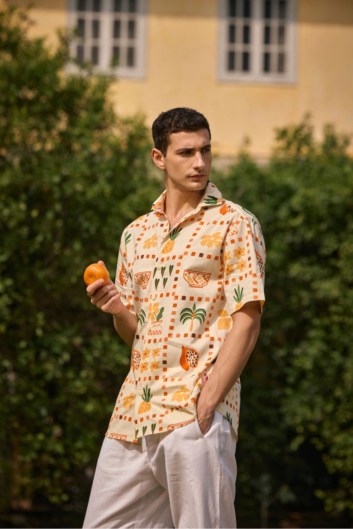 Botanical Print Shirt