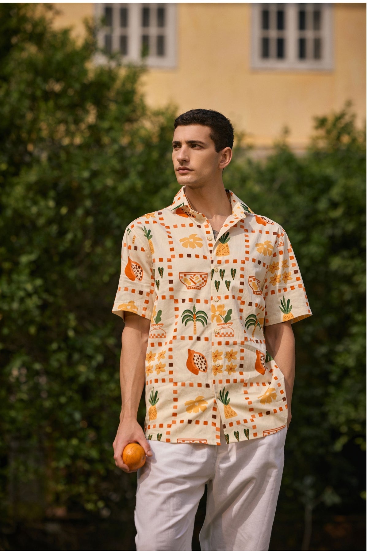Botanical Print Shirt
