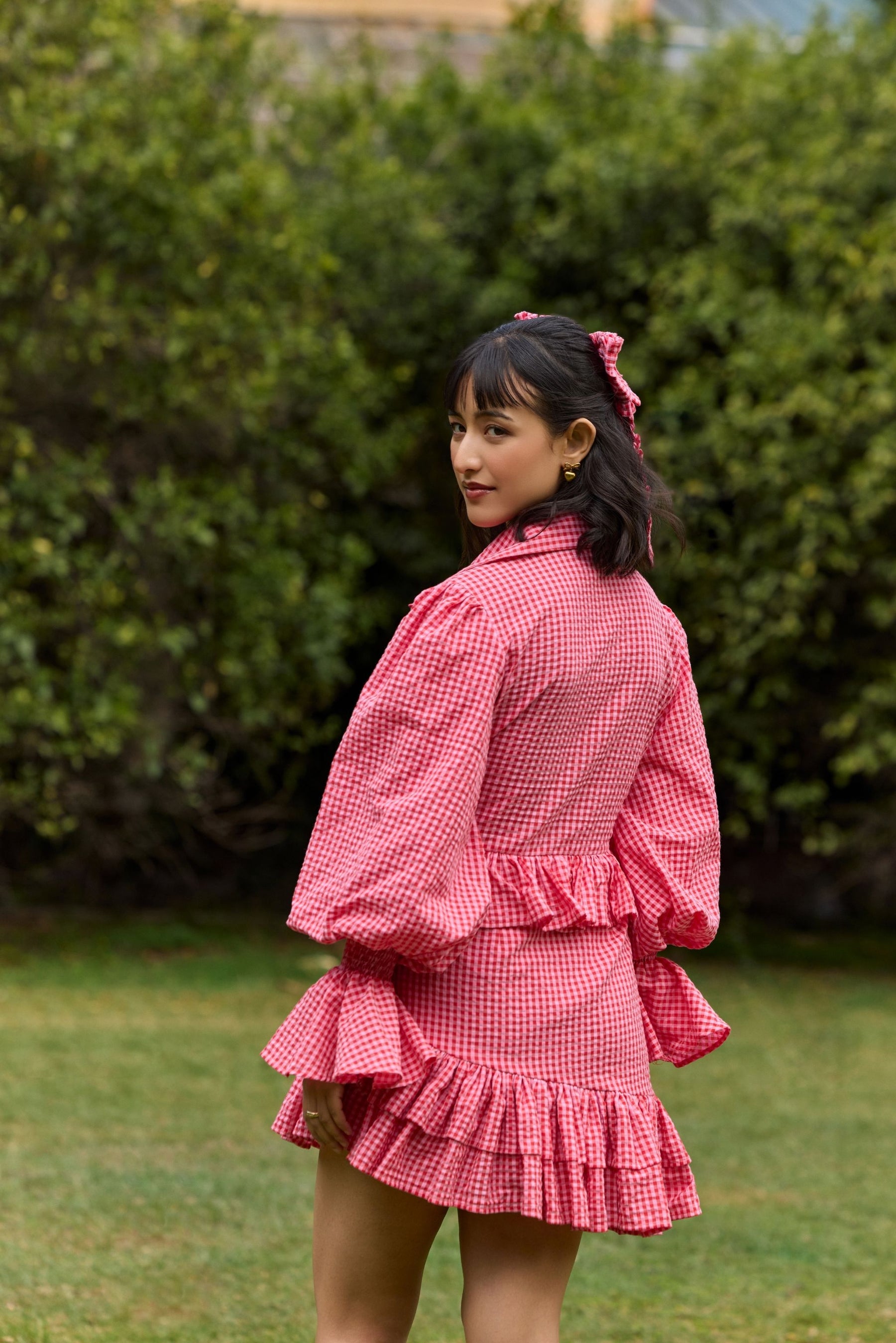 Red Gingham Dress