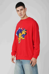 Garfield: Out to Get You Oversized Men's Sweatshirt