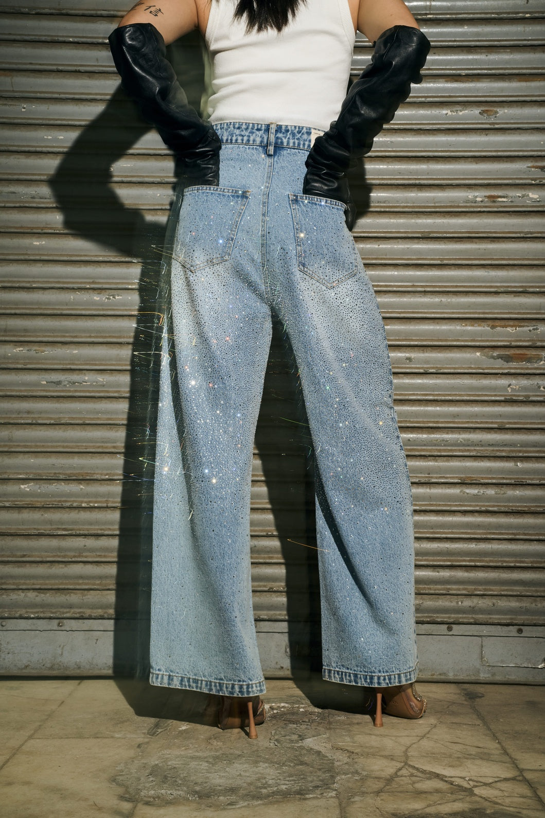 Crystal Mist Denim Jeans