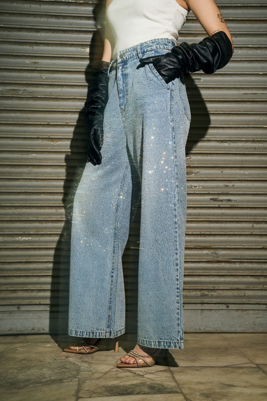 Crystal Mist Denim Jeans