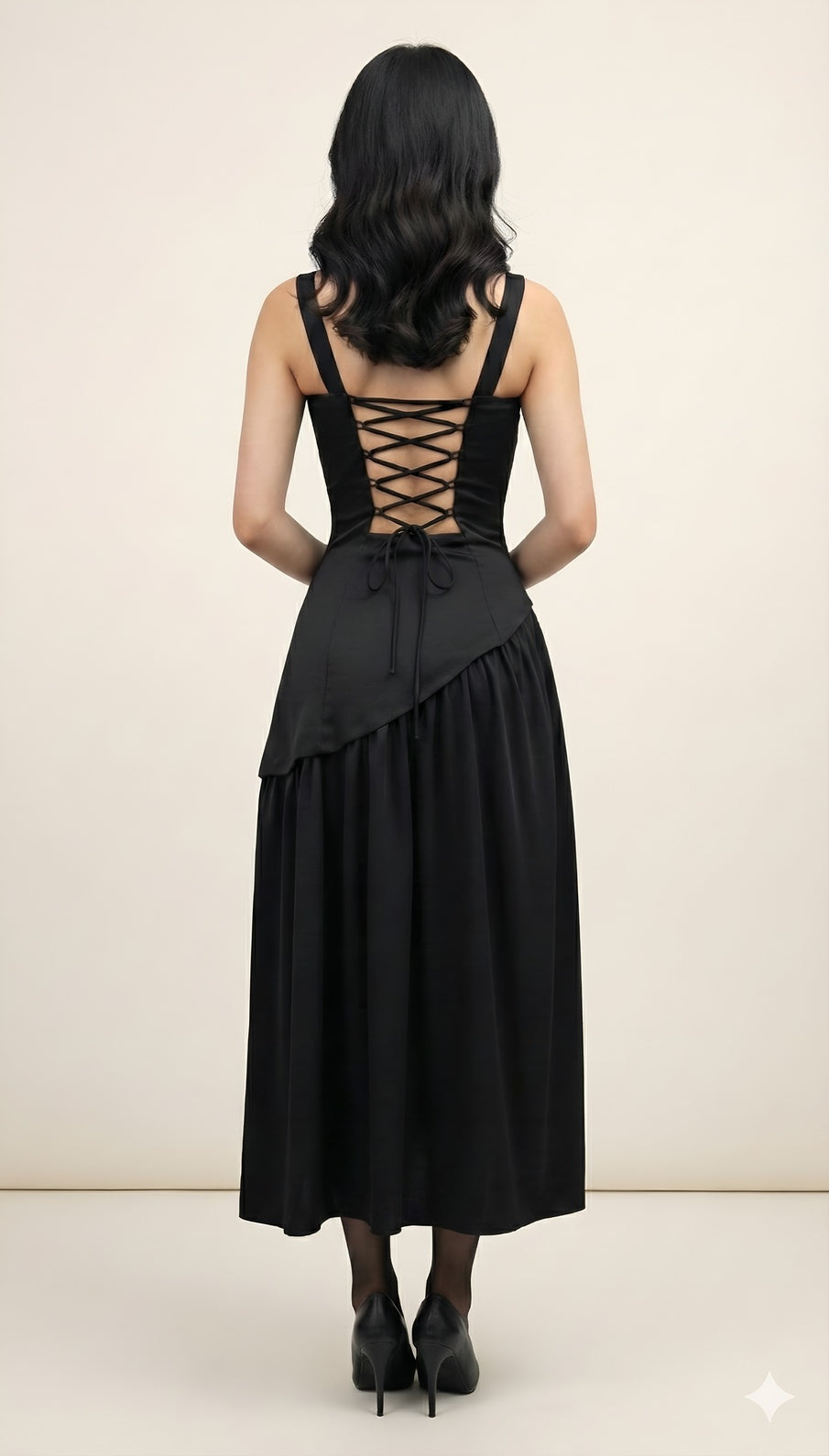 Black Sleeveless Slit Maxi Dress