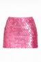 Pink Big Disc Mini Skirt
