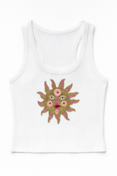 Sun Beaded Tank Top