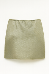 Champagne Stone Mini Skirt