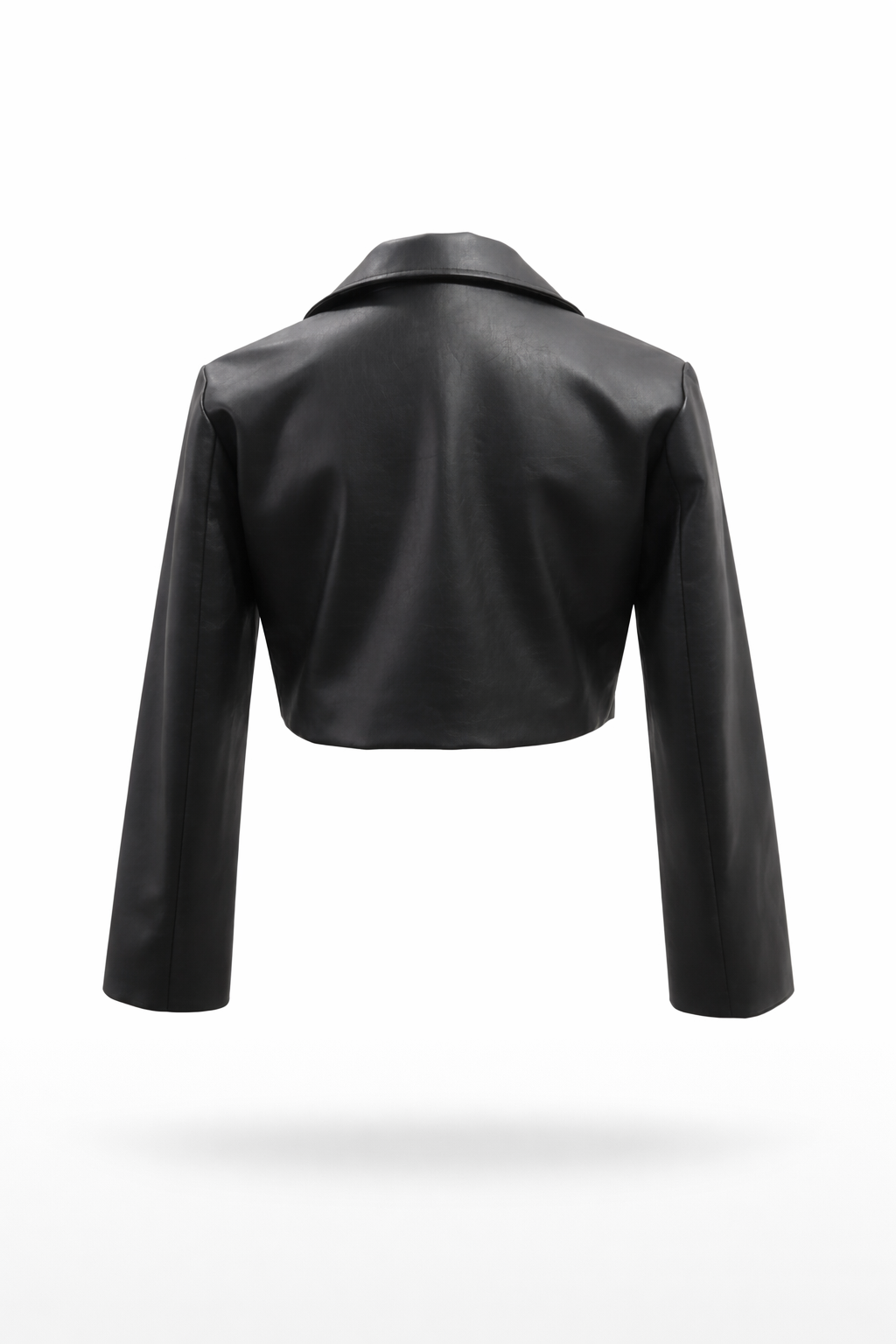 Contour Zip-Up Crop Blazer