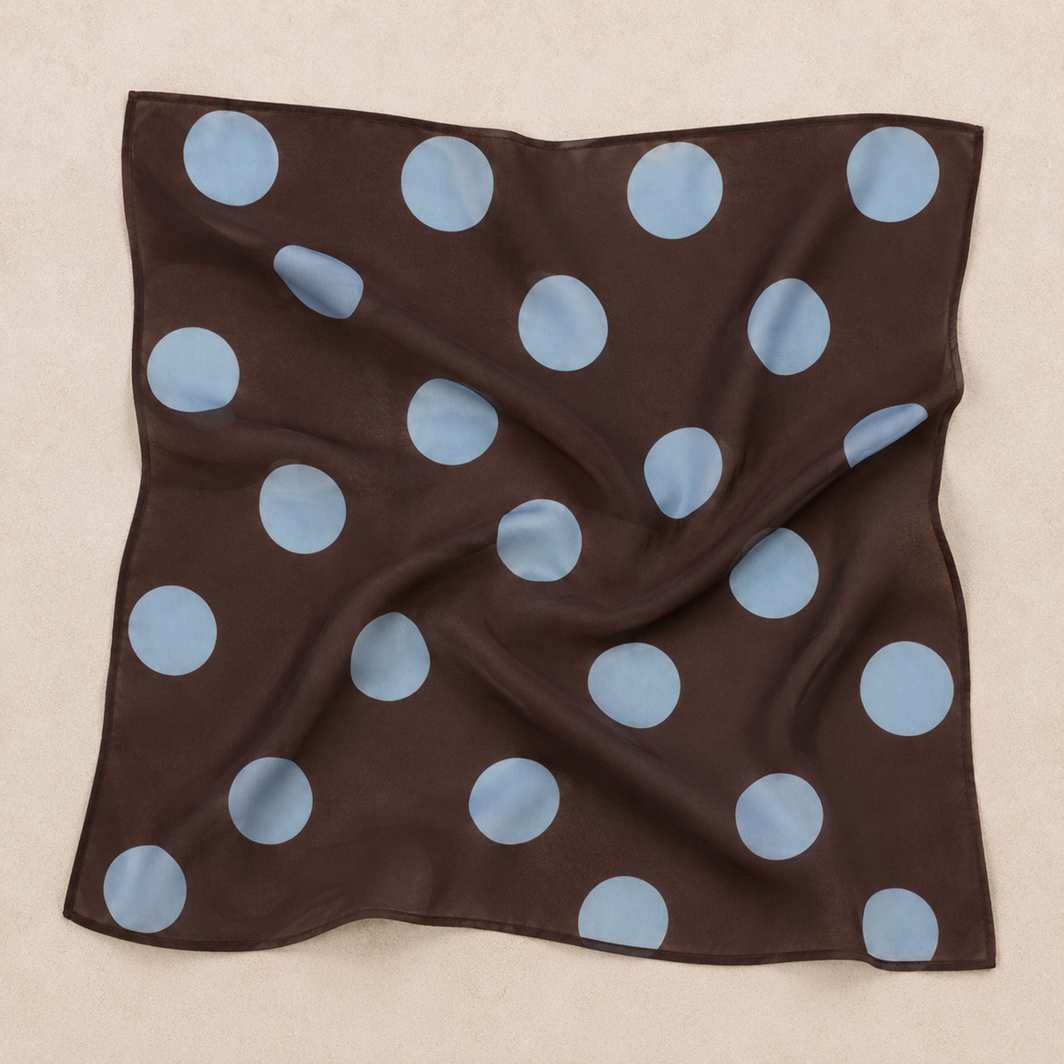 Cocoa Sky Polka Scarf