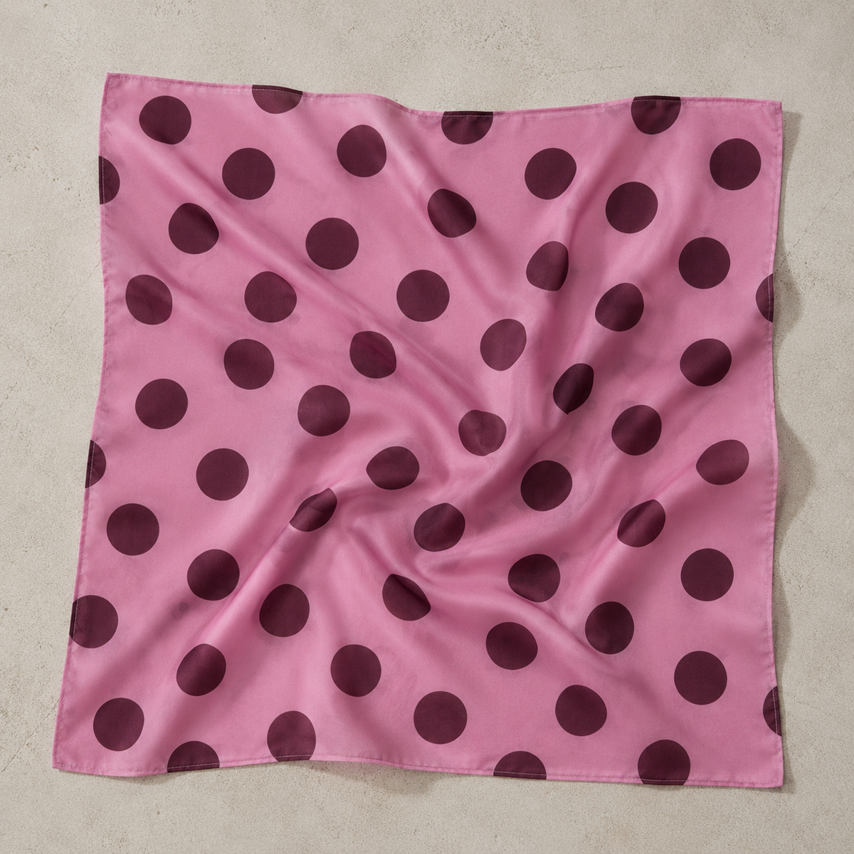 Rosé Sky Polka Scarf