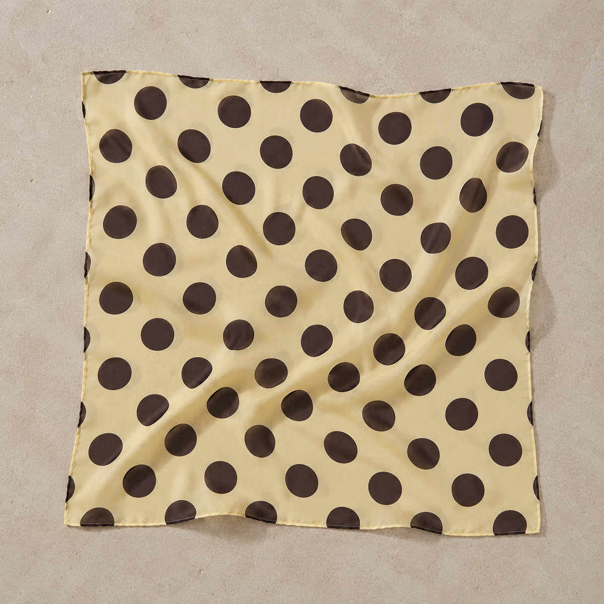 Butter Mocha Polka Scarf