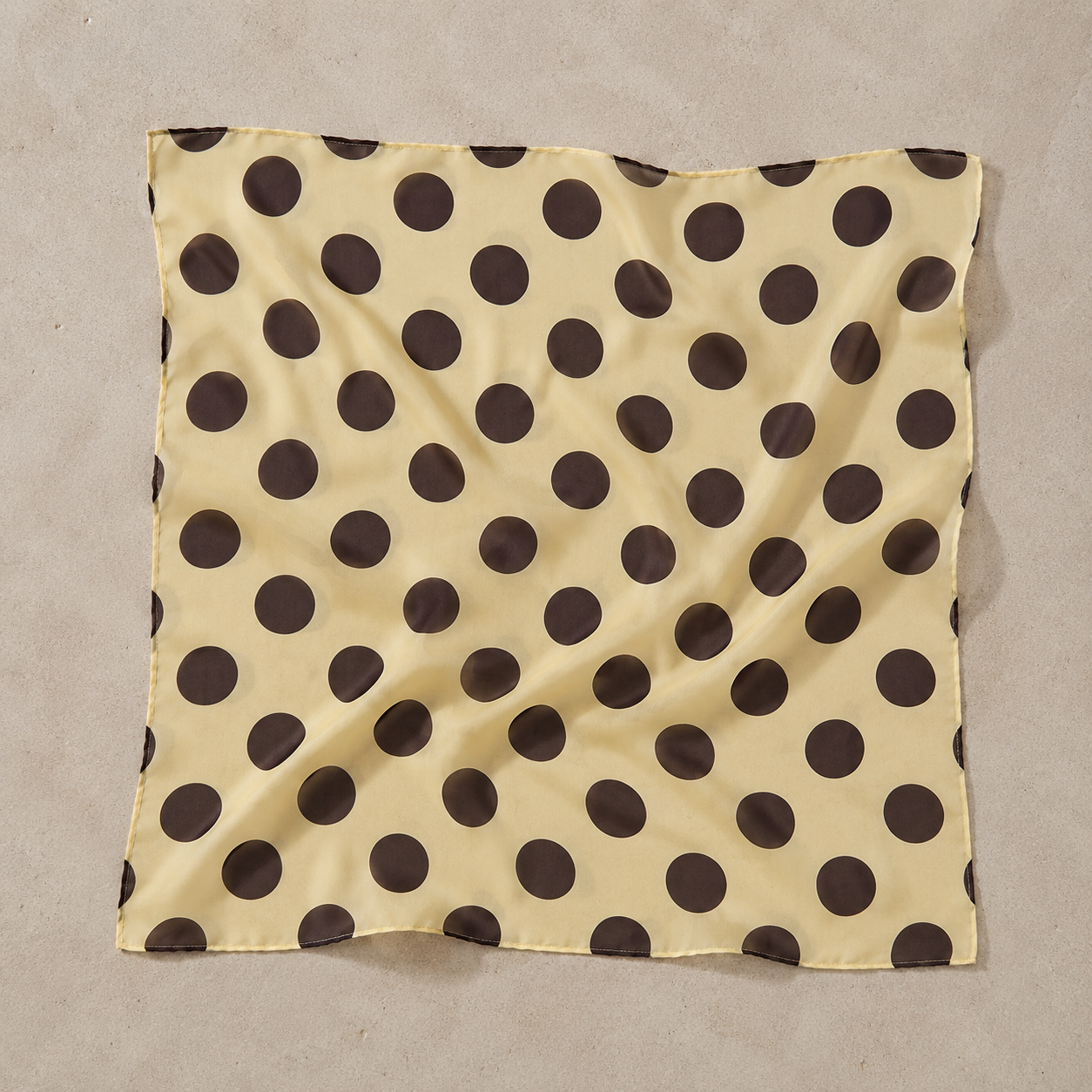 Butter Mocha Polka Scarf