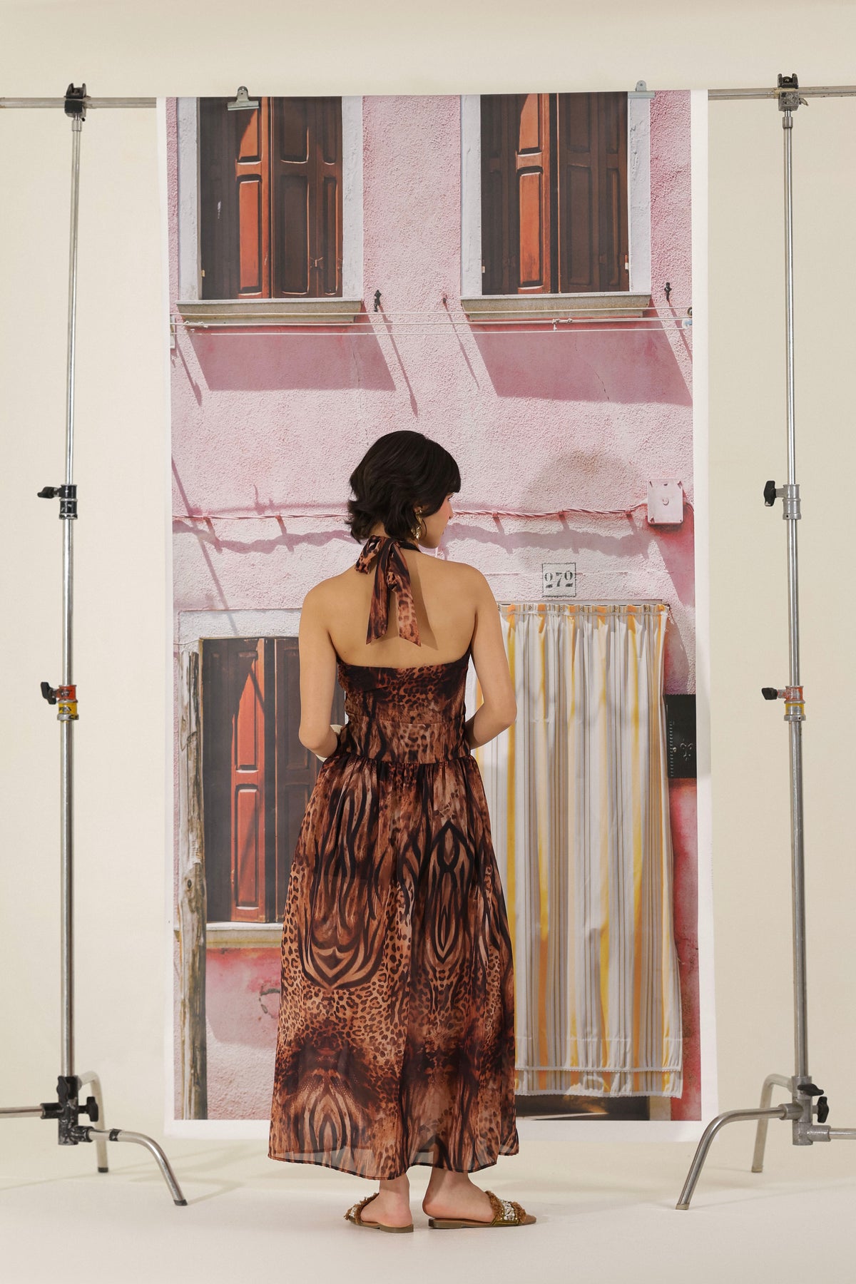 Wild Muse Halter Dress