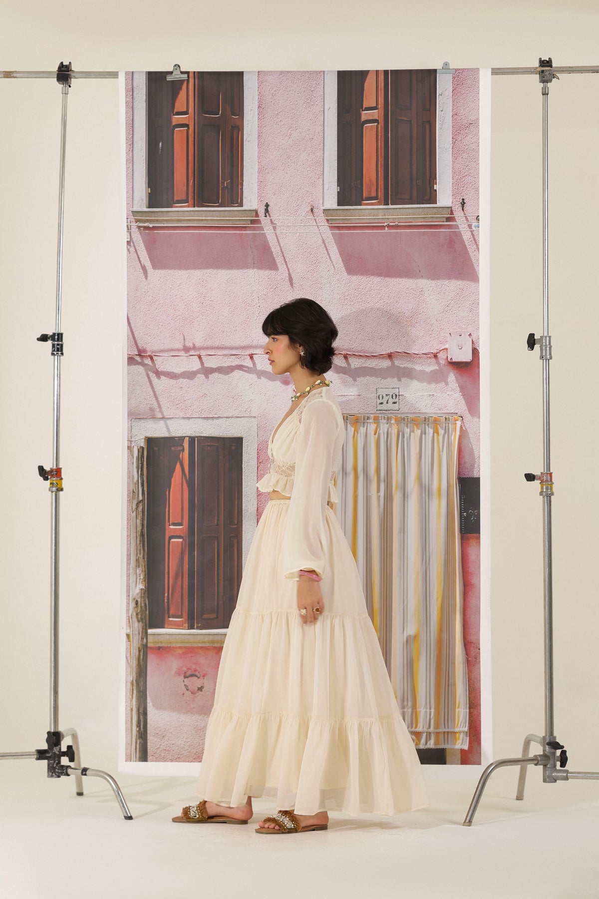 Ivory Grace Maxi Skirt