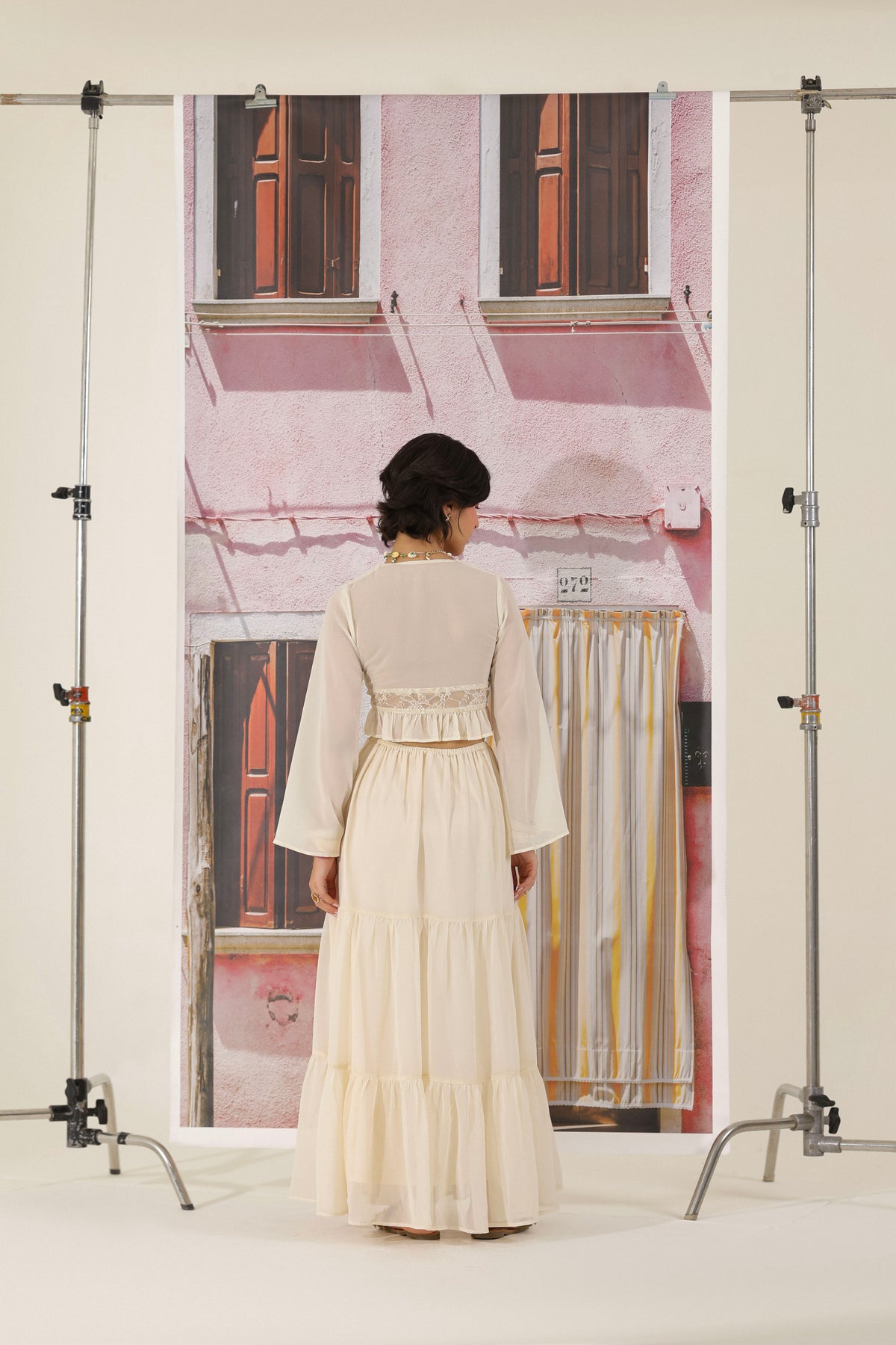 Ivory Grace Maxi Skirt