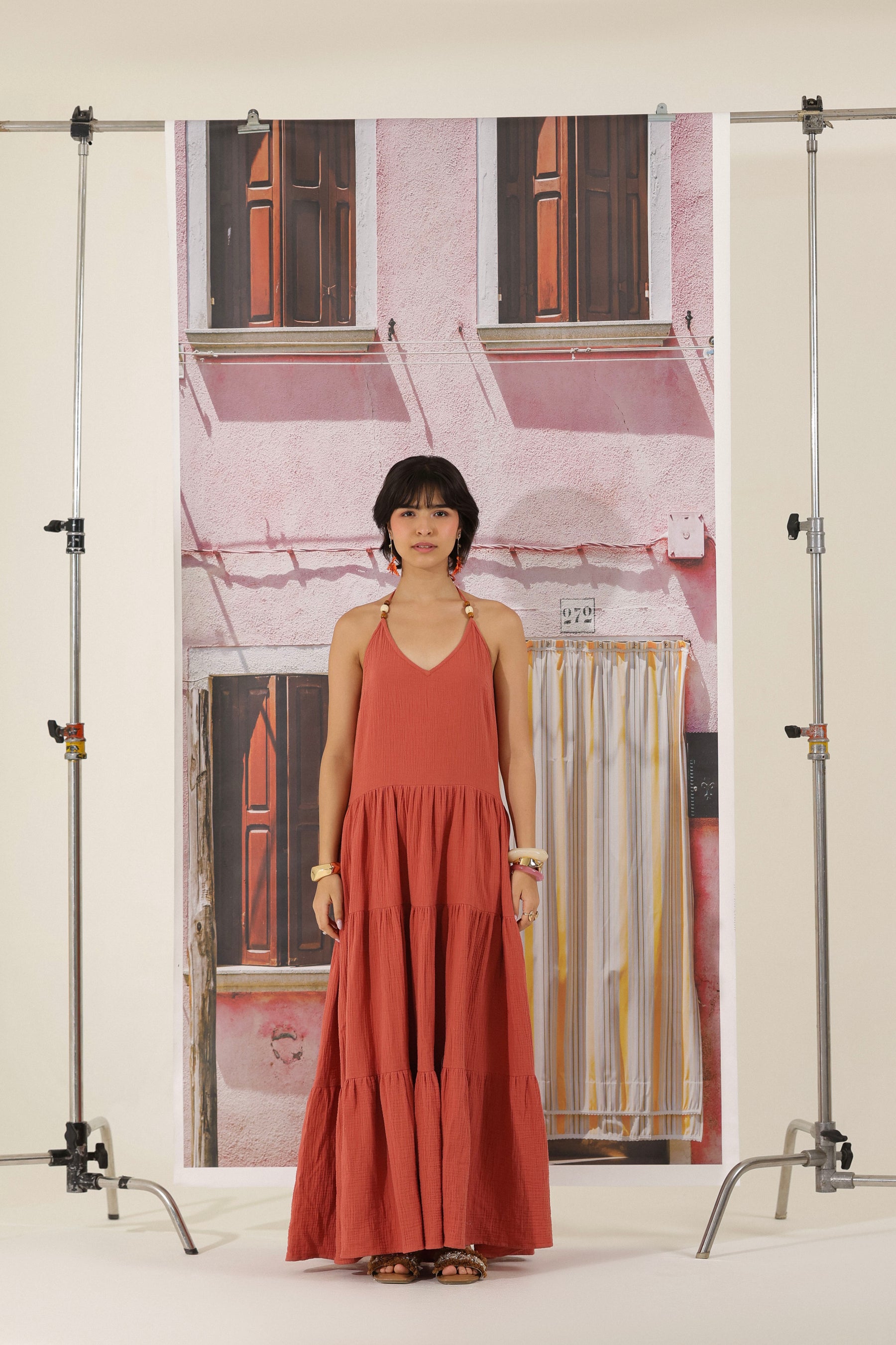 Cinnamon Coast Maxi Dress