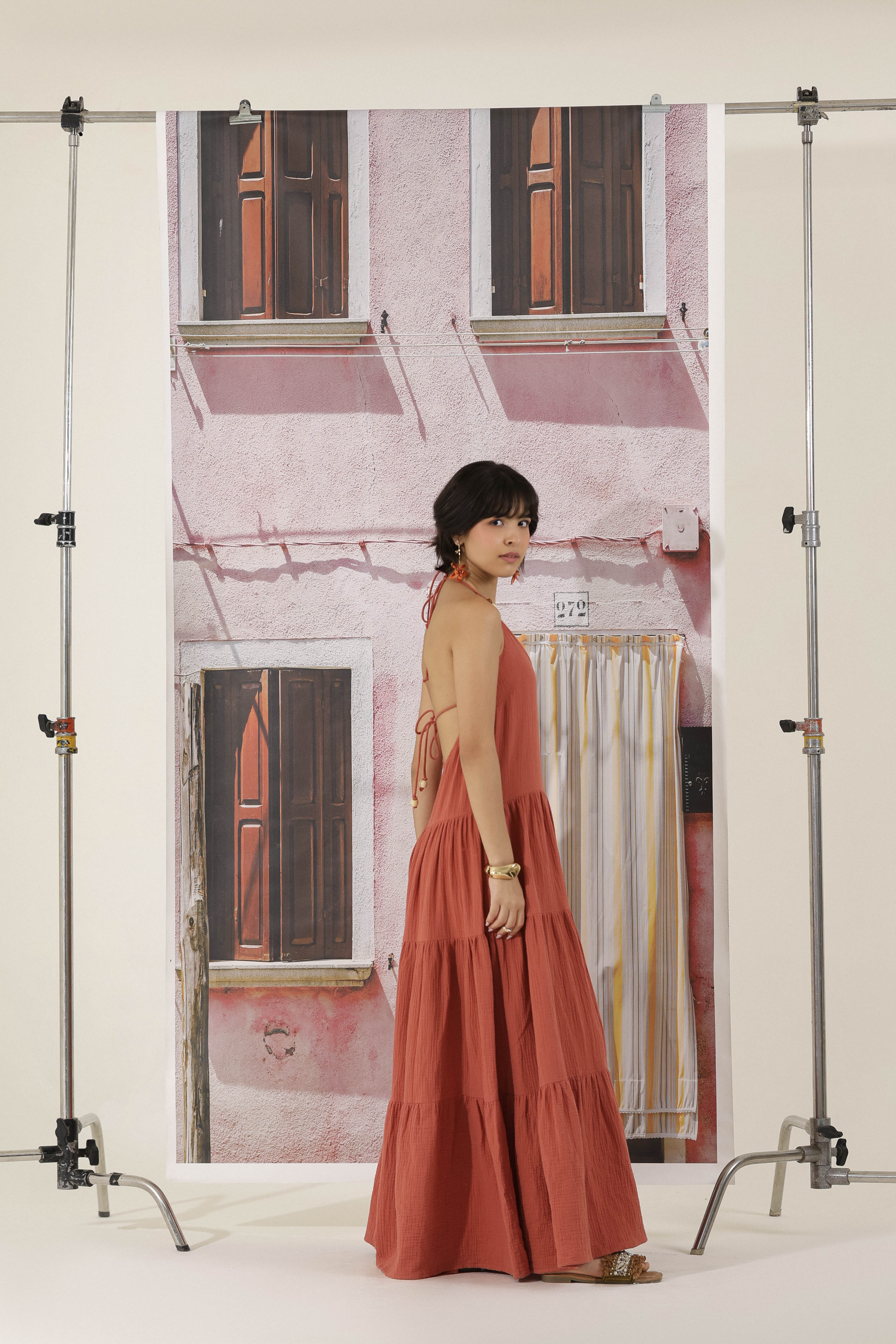 Cinnamon Coast Maxi Dress