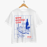 Wine & Cheese Club Oversized T-shirt