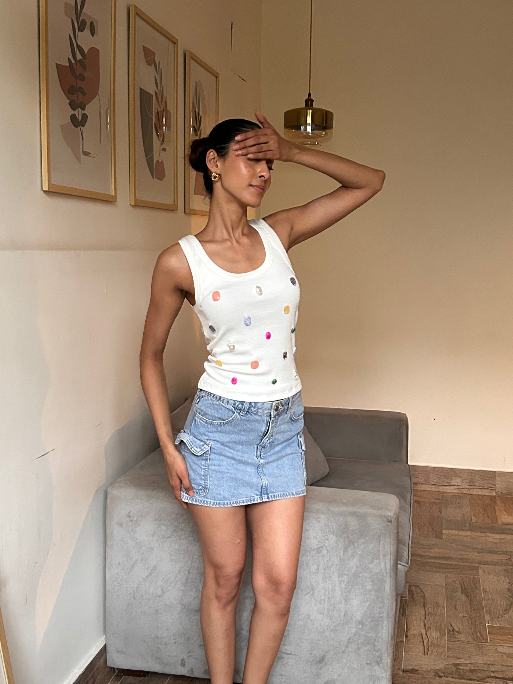 Colorful Stone Tank Top