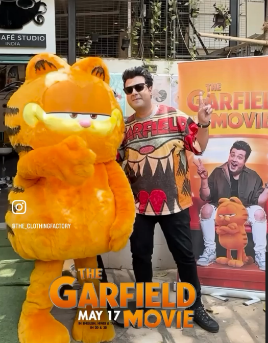 Garfield: Shout Out Loud Men's Oversized T-shirt