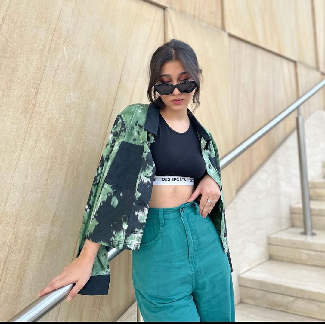 Green Tie & Dye Twill Overshirt