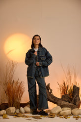 Vintage Wash Jacket & Jeans Set