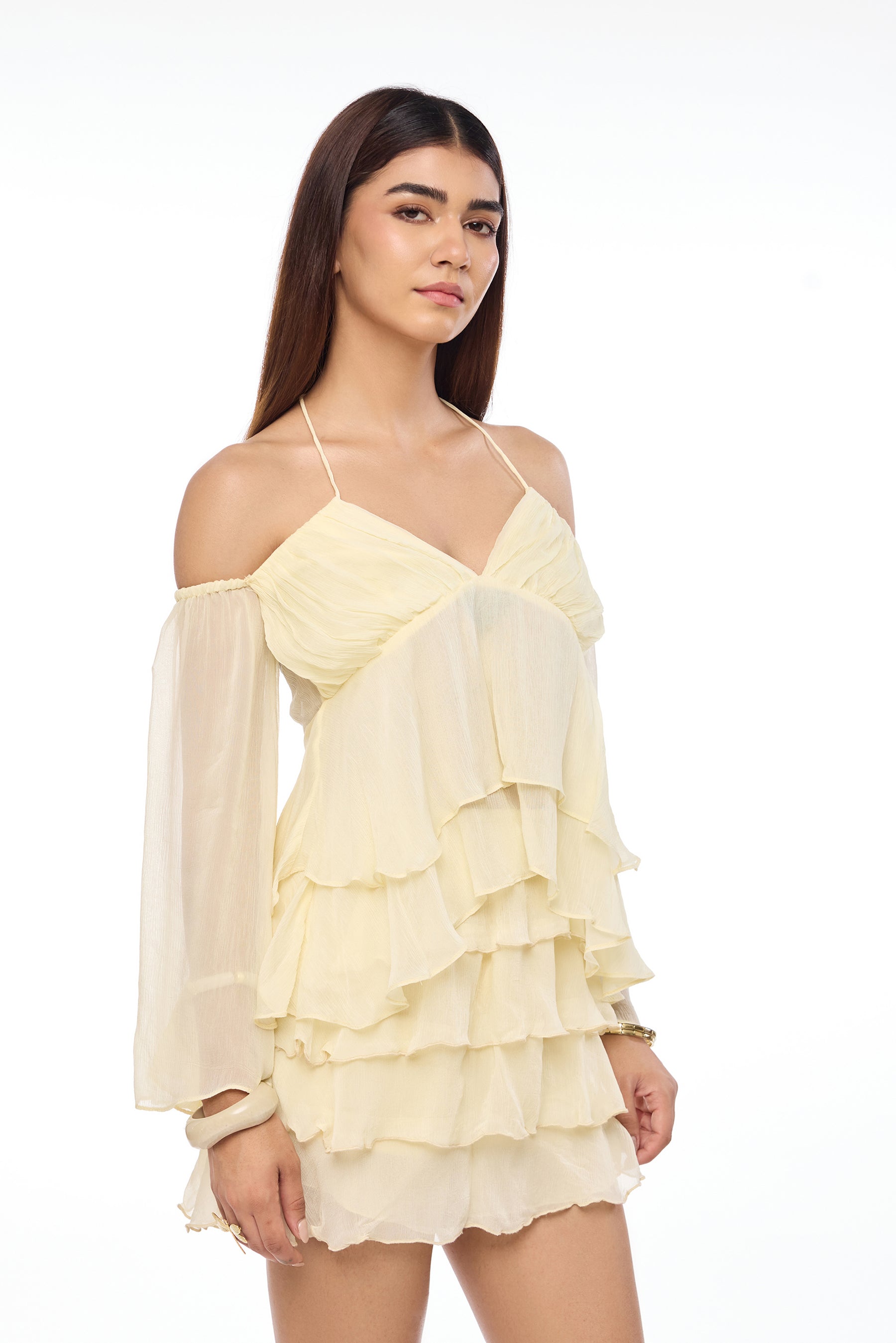 Buttercream Tiered Skorts