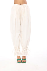 Whimsical Cloud-Puff Ruffle Pants