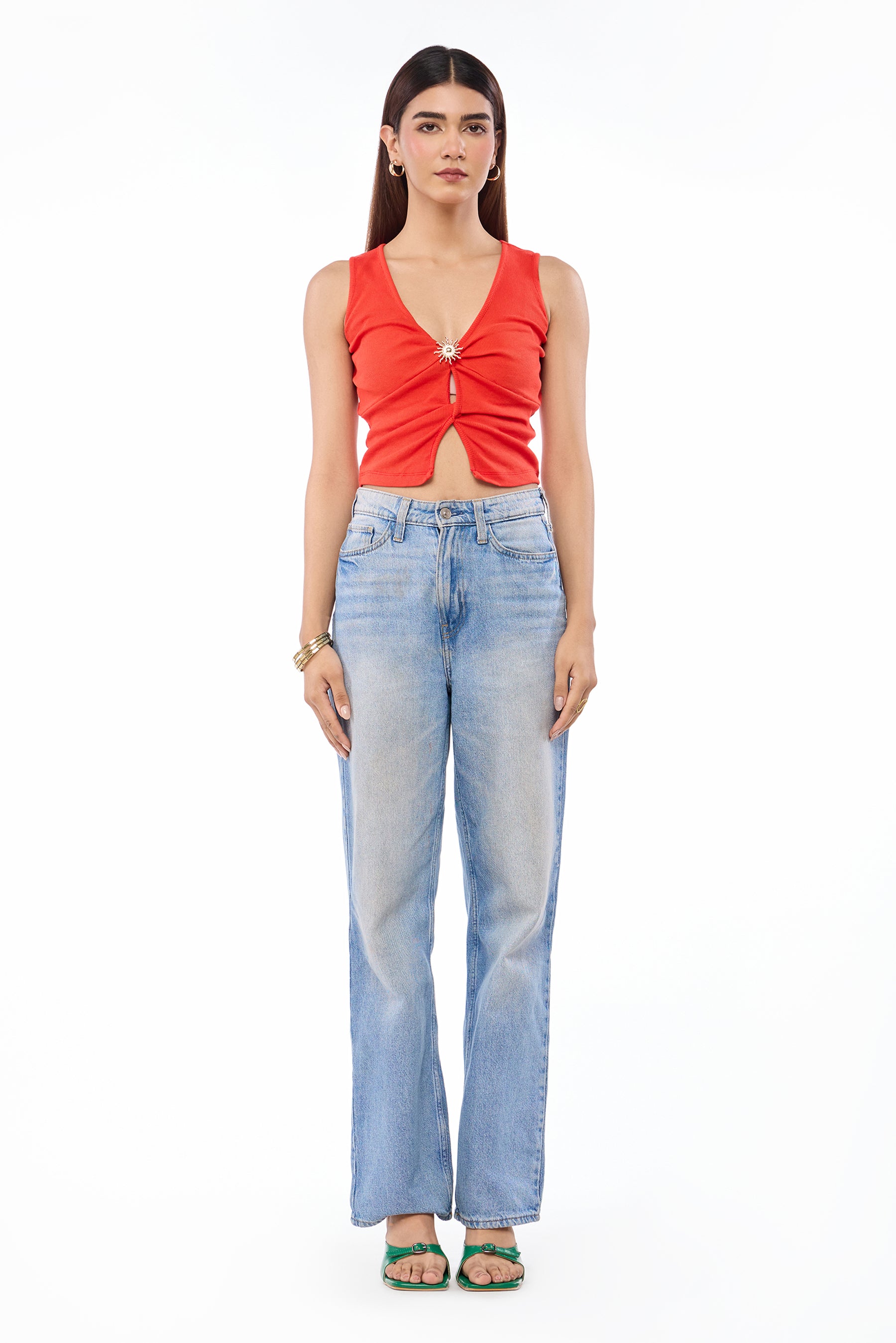 Scarlet Fever Twist Top