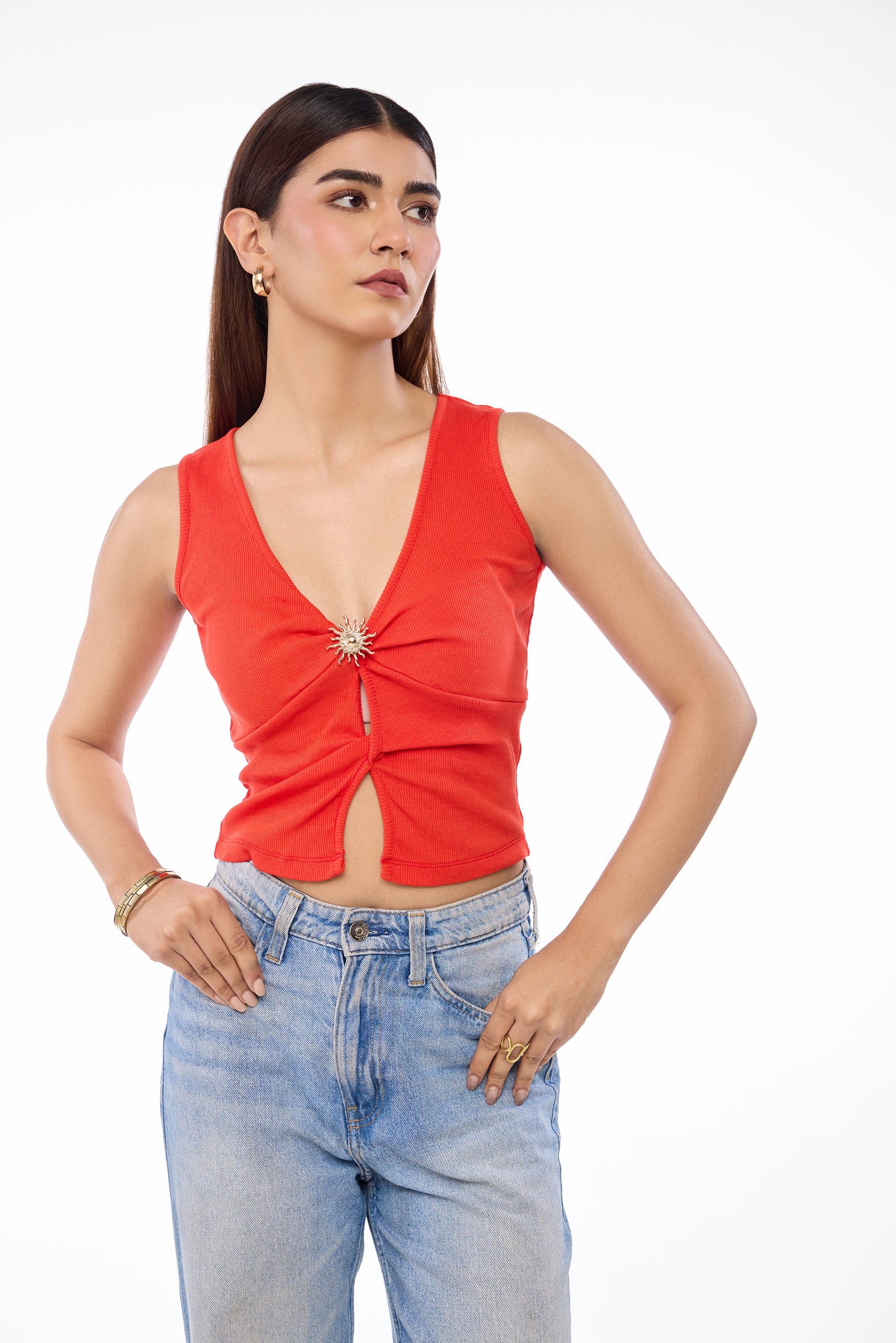 Scarlet Fever Twist Top