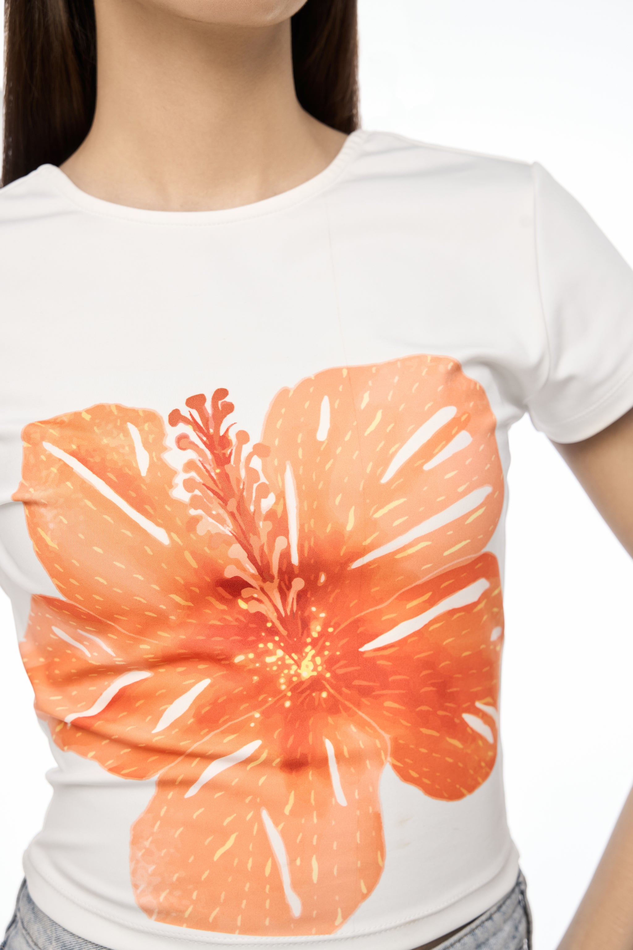 Solstice Bloom Backless Baby Tee