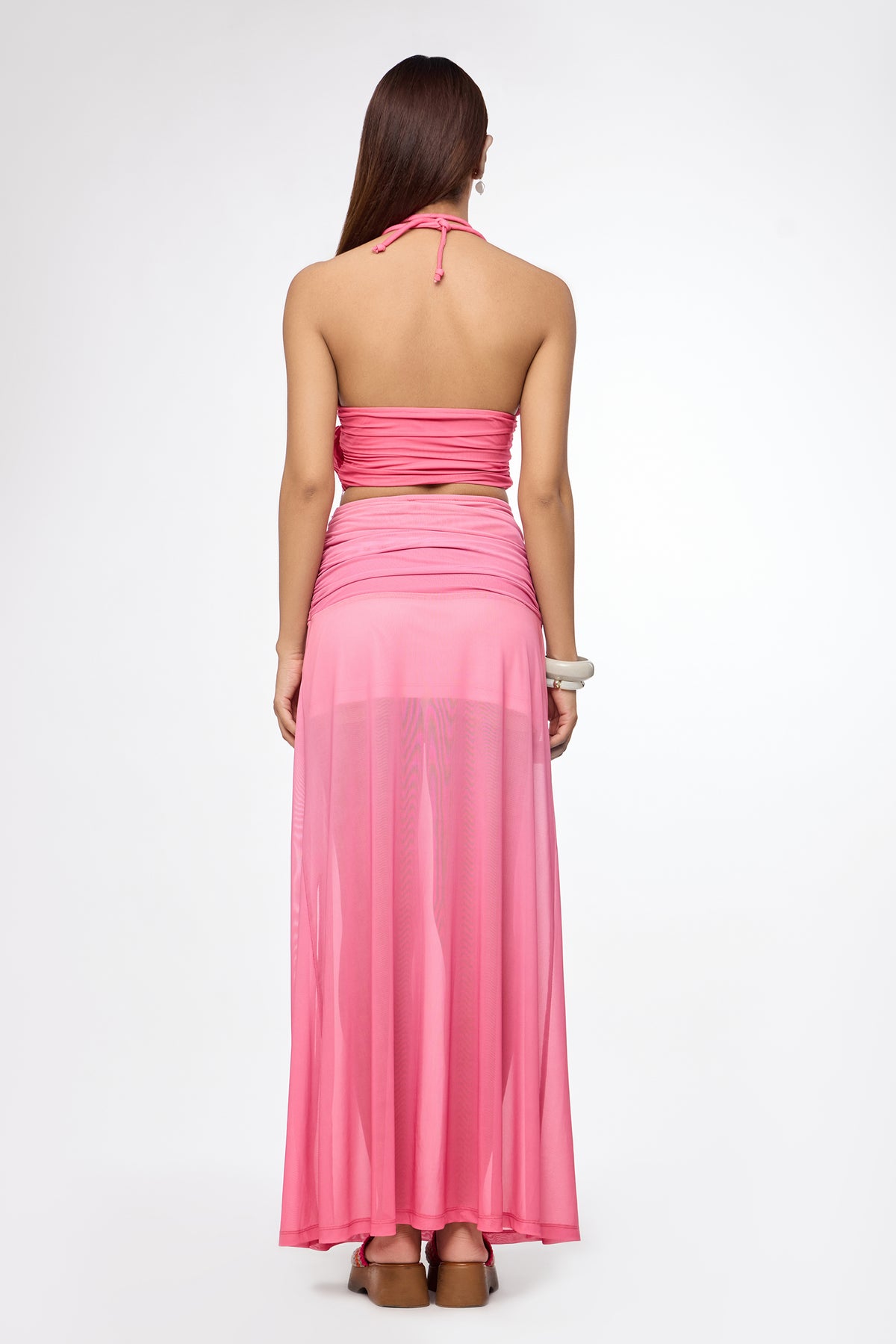 Pink Ombre Halter Co-Ord Set
