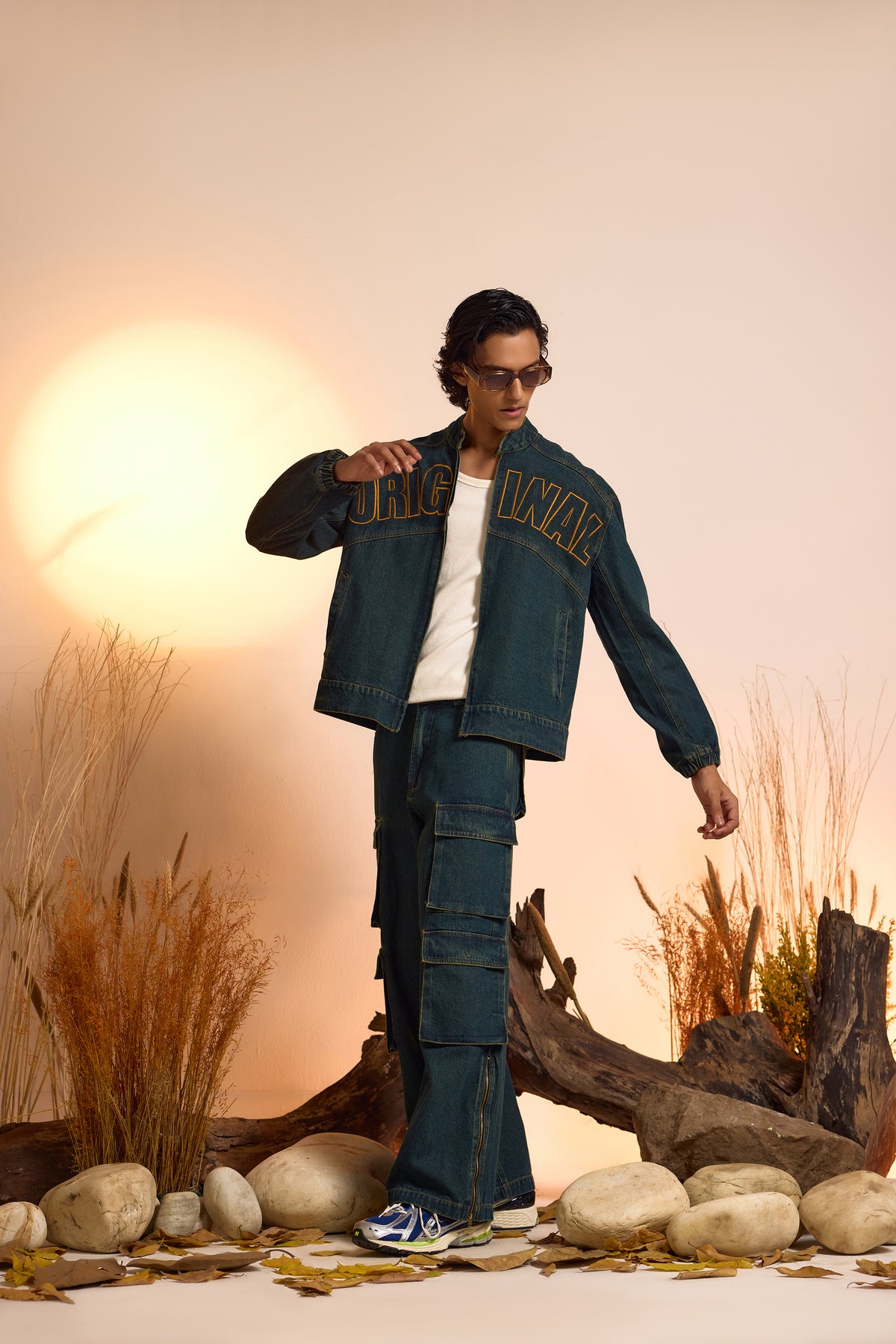 The Original- Oversized Jacket & Jeans Set-Men