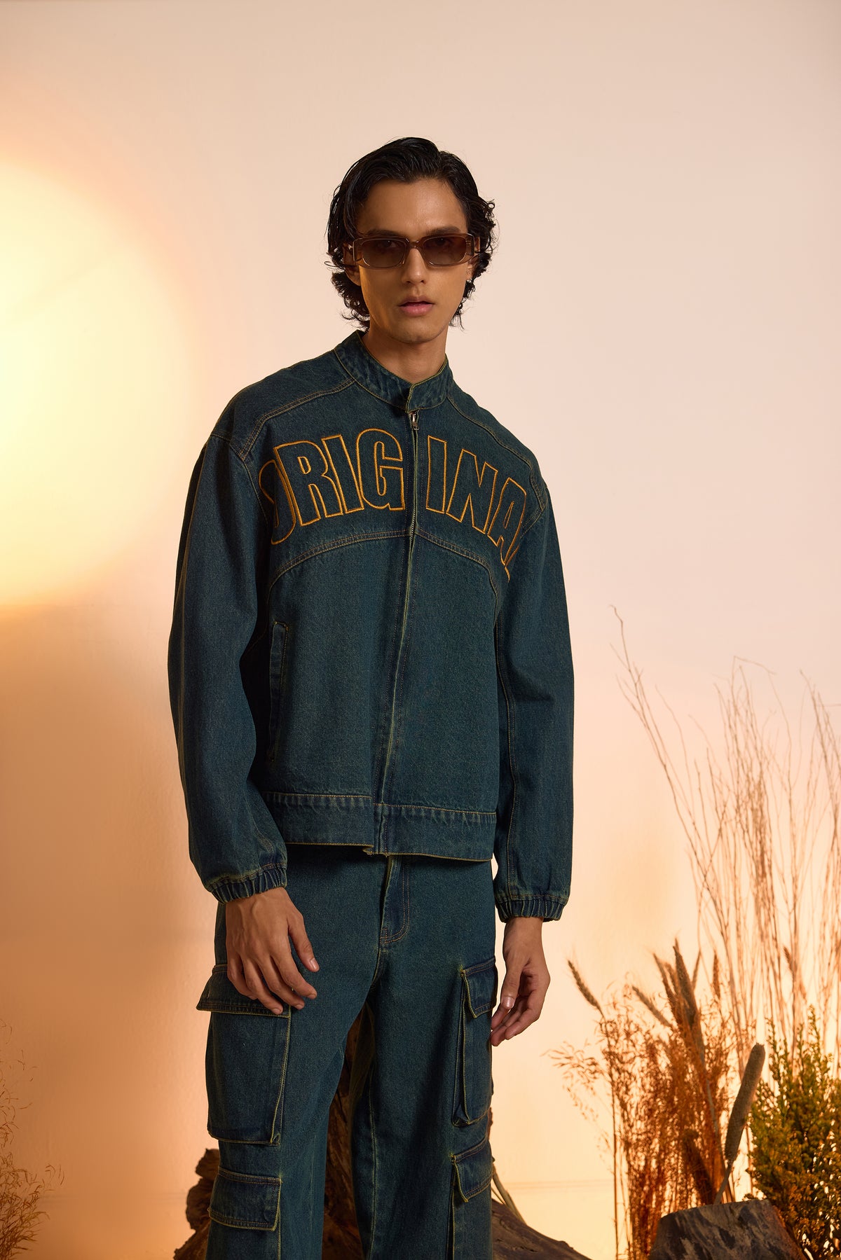 The Original- Oversized Jacket & Jeans Set-Men