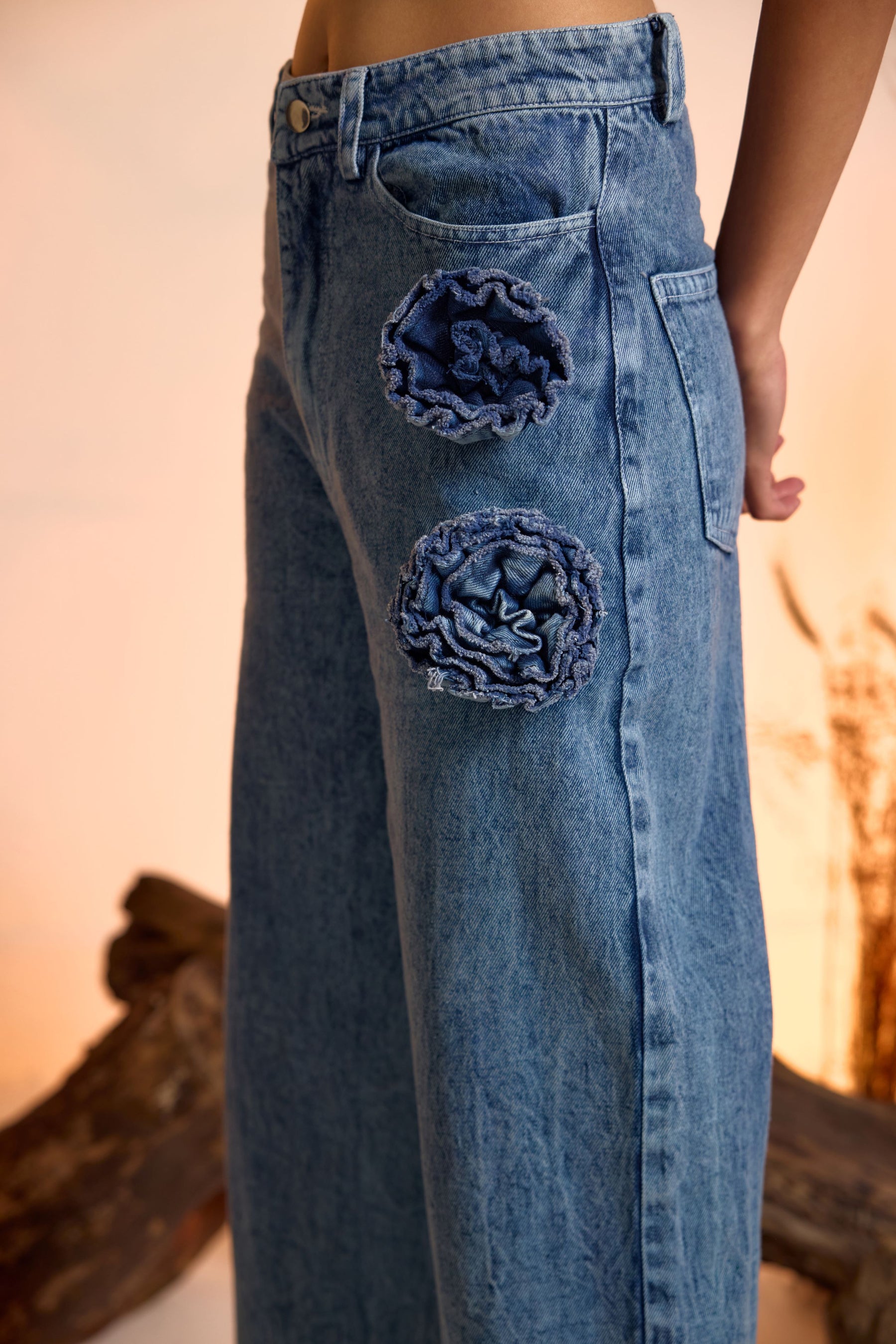 Denim Corsage Straight Fit Jeans