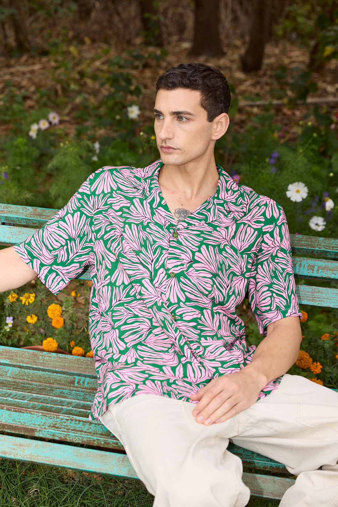 Tropical Bloom Floral Shirt