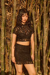 Black Lace Co-ord Set