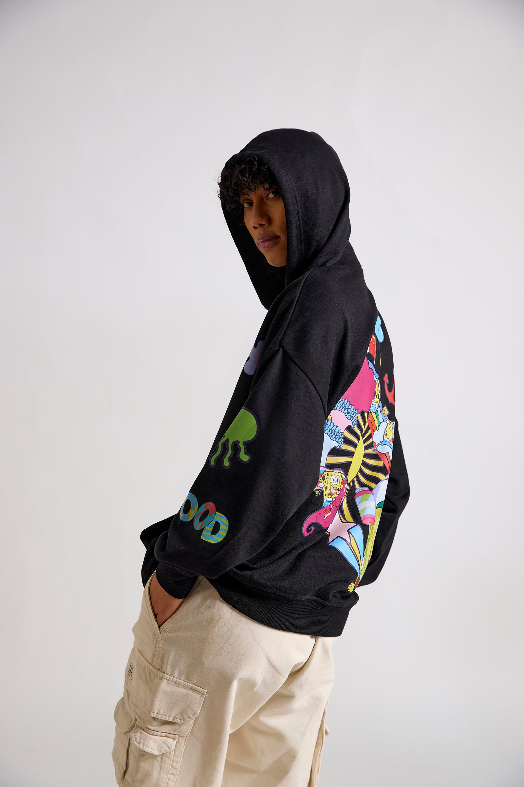 Spongebob:Good Mood Oversized Hoodie