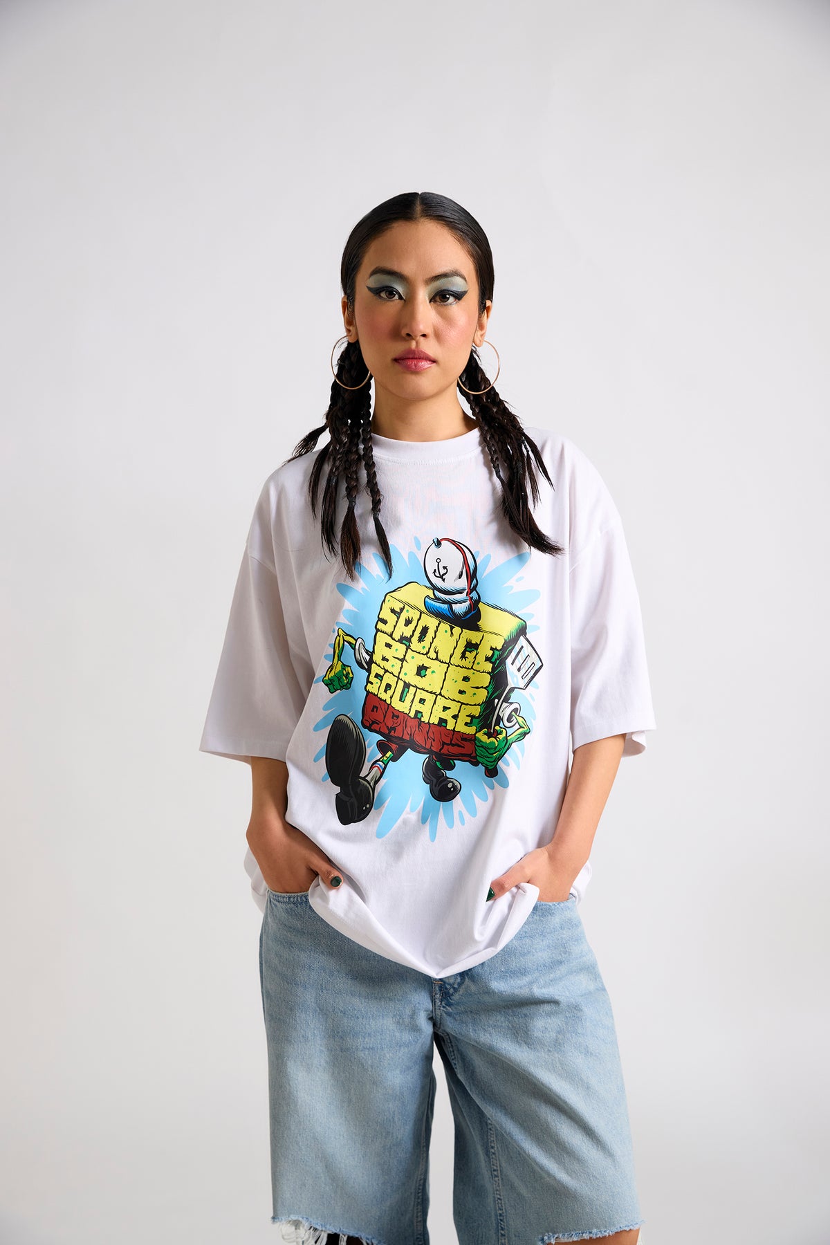 Spongebob: Sponge Script Frycook Oversized T-shirt