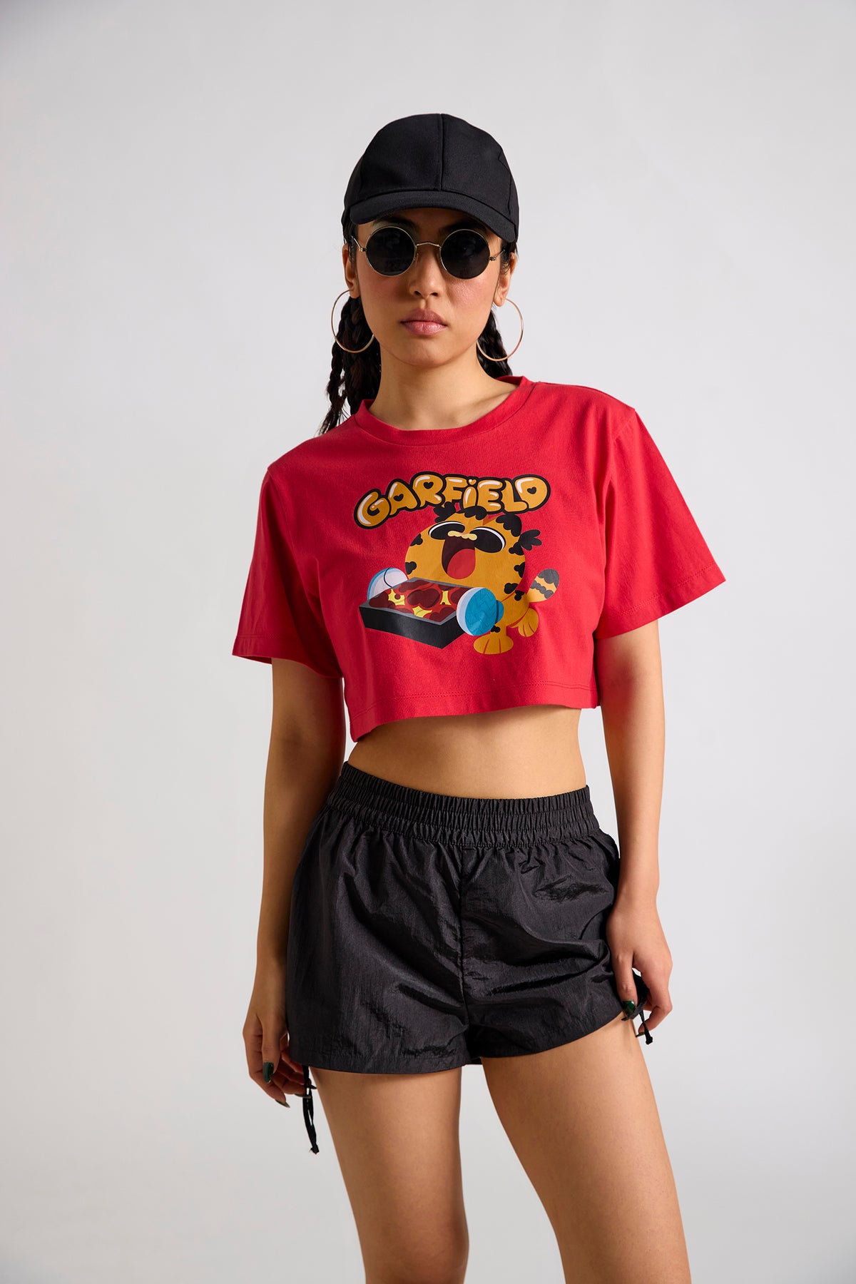 Garfield:Hot Lasagna Crop T-Shirt